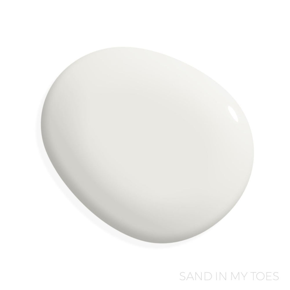 Sand In My Toes Paint Color Swatch in Miracle Cabinet Paint on White Background