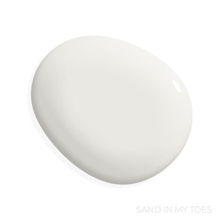 Sand In My Toes Paint Color Swatch in Miracle Cabinet Paint on White Background