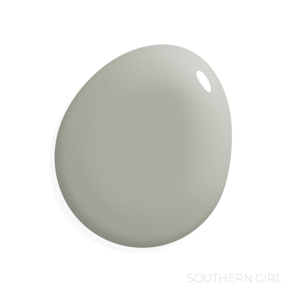 Southern Girl Paint Color Swatch in Miracle Cabinet Paint on White Background