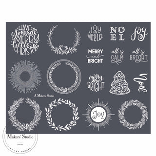 All is Bright - Mesh Stencil 8.5x11