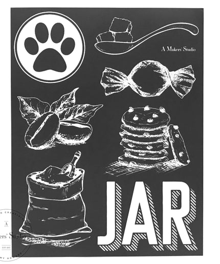 Cookie Jar - Mesh Stencil - 8.5x11