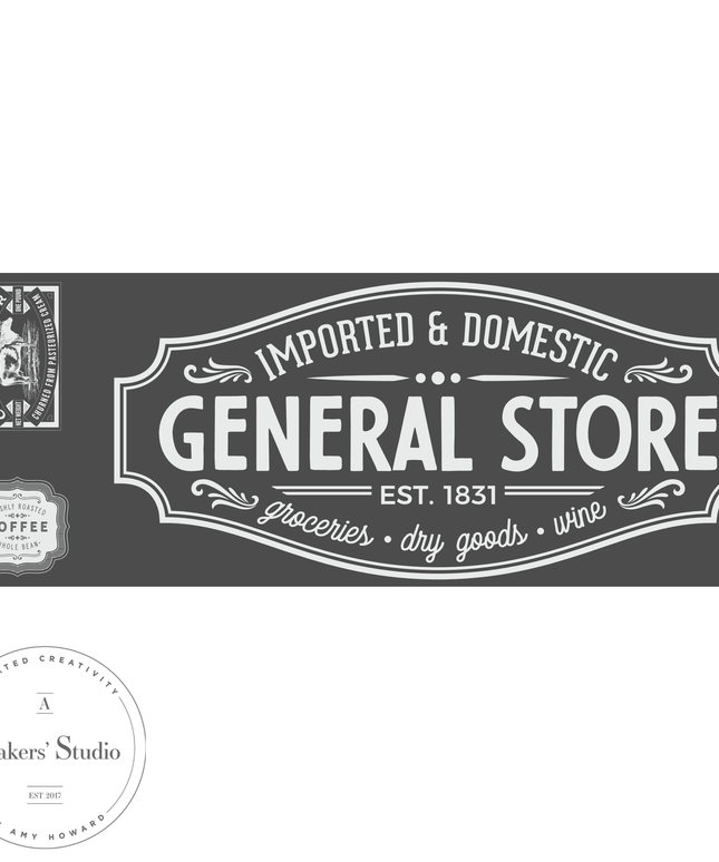General Store - Mesh Stencil 9x24