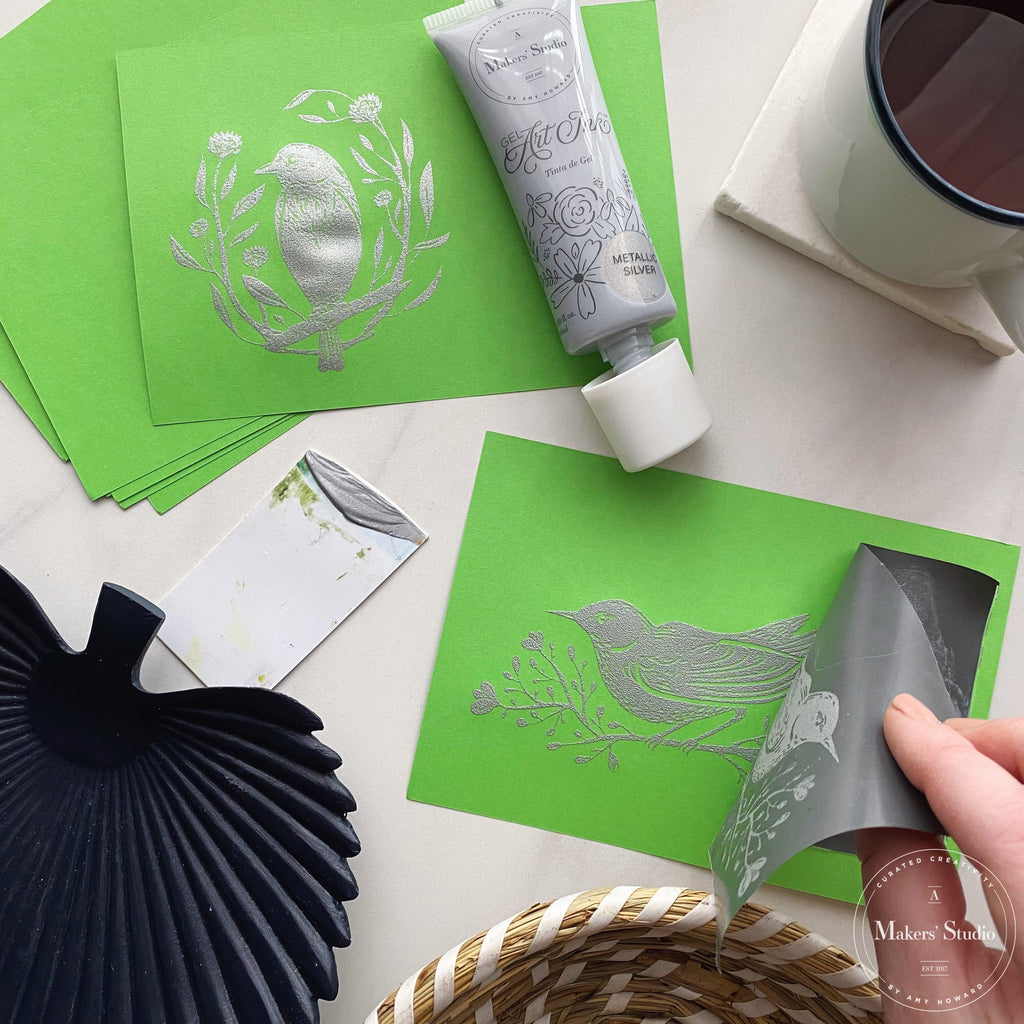 Gel Art Ink - Metallic Silver | Amy Howard At Home