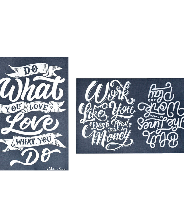Do What You Love - Mesh Stencil 2 pack - 5.5 x 8.5
