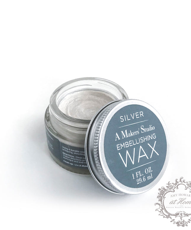 Silver Embellishing Wax - 1 oz.