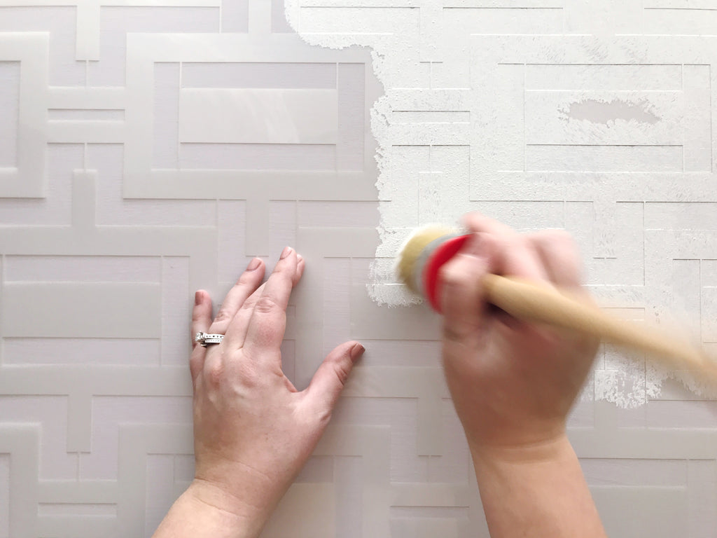 Smooth Lines - Wall Stencil